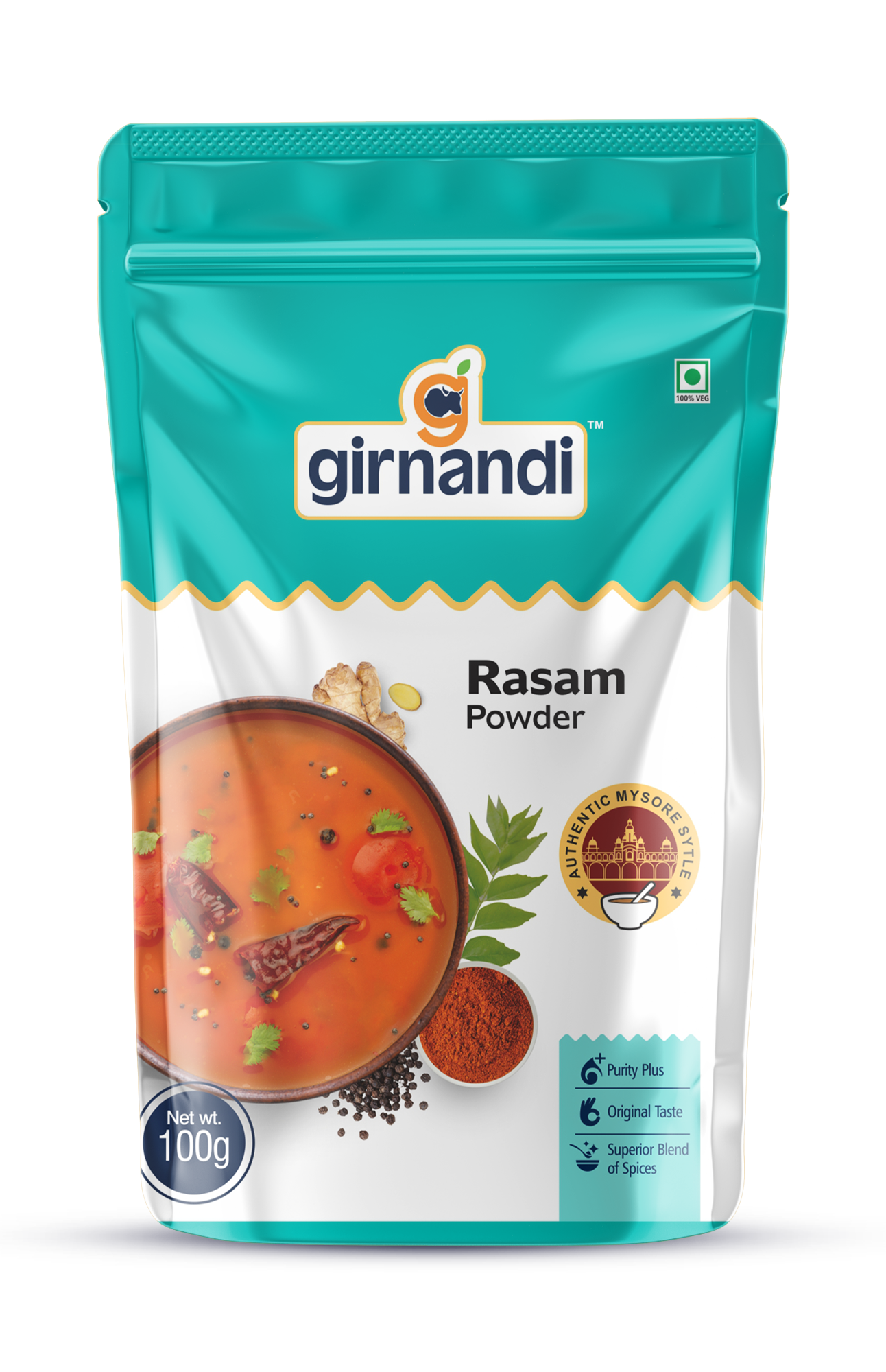 Rasam Powder 100g Standup Pouch