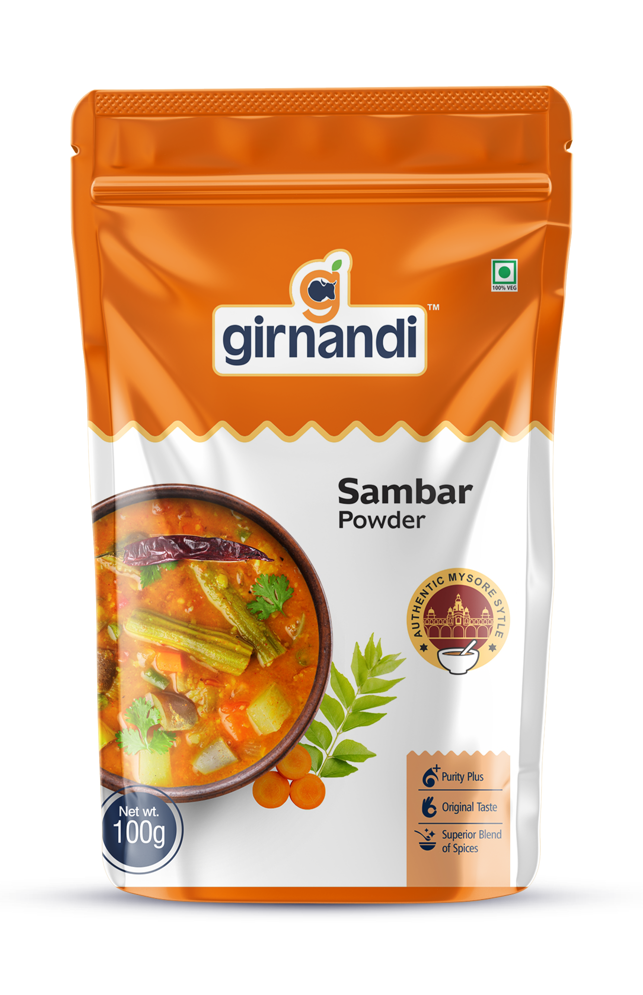Sambar Powder 100g Standup Pouch